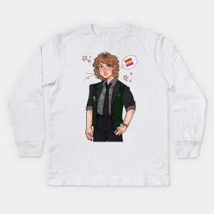 Robin Buckley Kids Long Sleeve T-Shirt